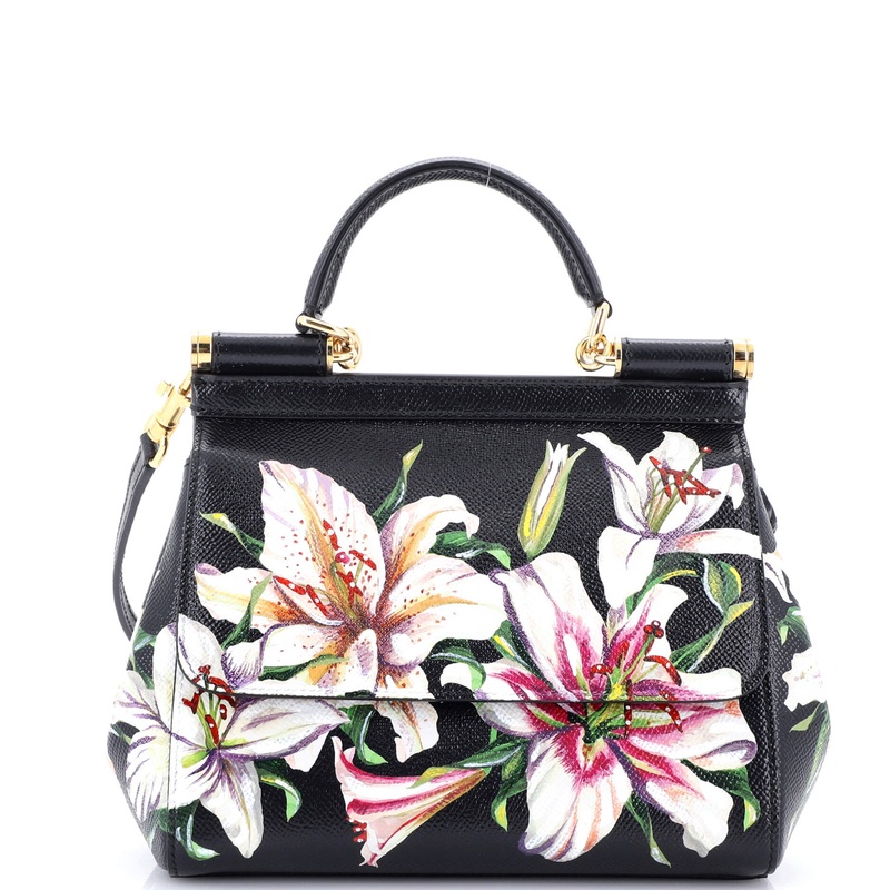 Miss Sicily Bag Printed Leather Small S744816987497