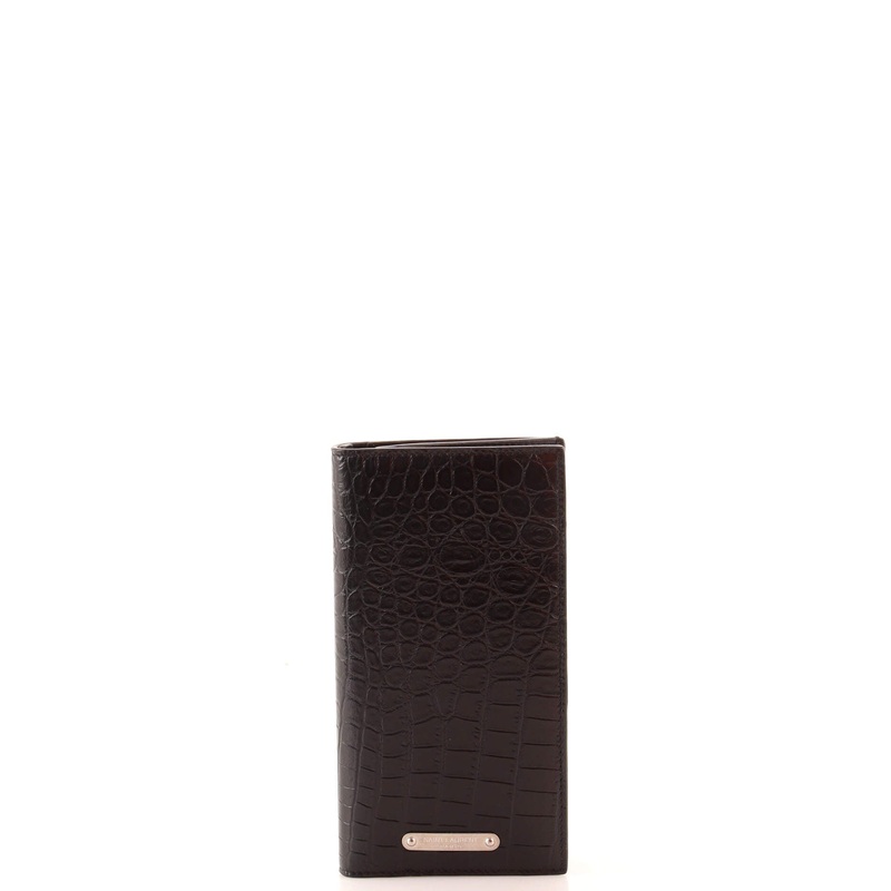 Paris Continental Wallet Crocodile Embossed Leather S744816988104
