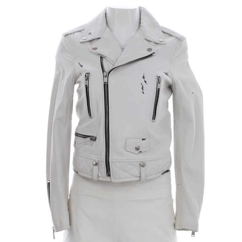Women’s Motorcycle Jacket Leather S744816989403