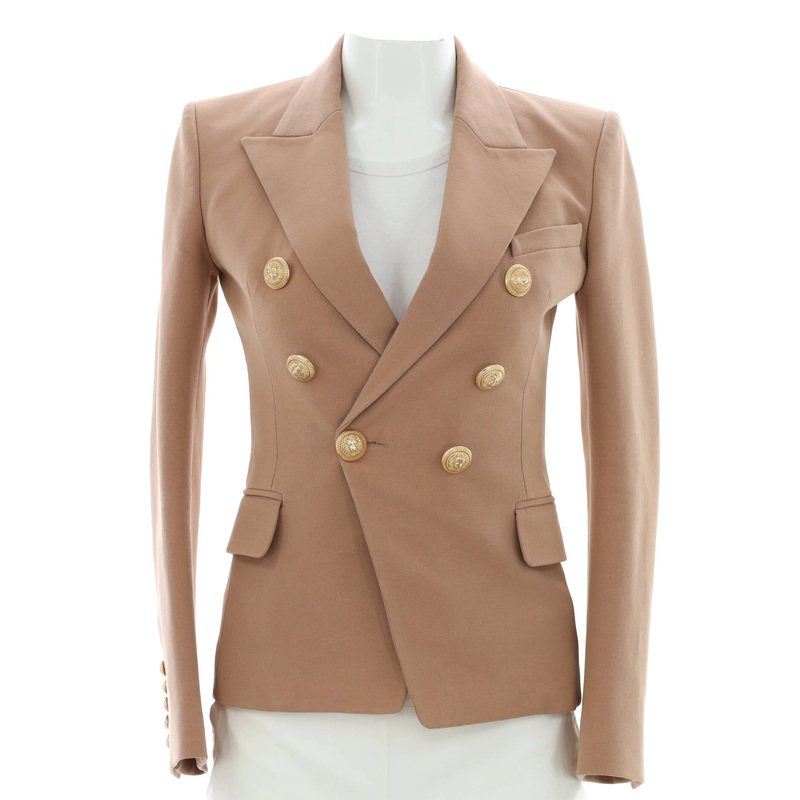Women’s Double Breasted Blazer Cotton and Modal Blend
