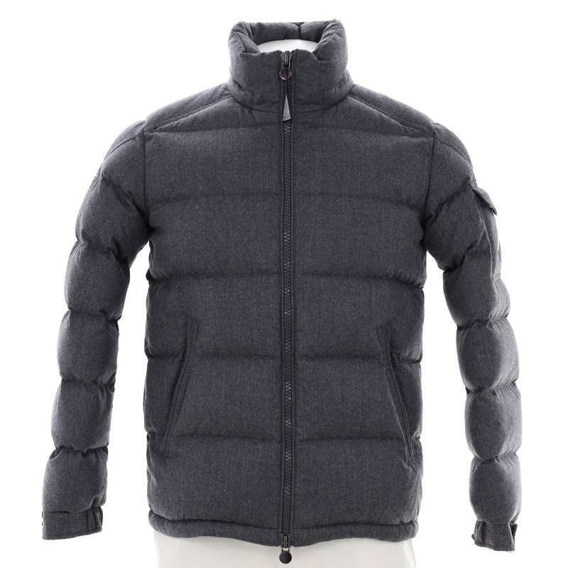Men’s Montgenevre Puffer Jacket Quilted Wool with Down