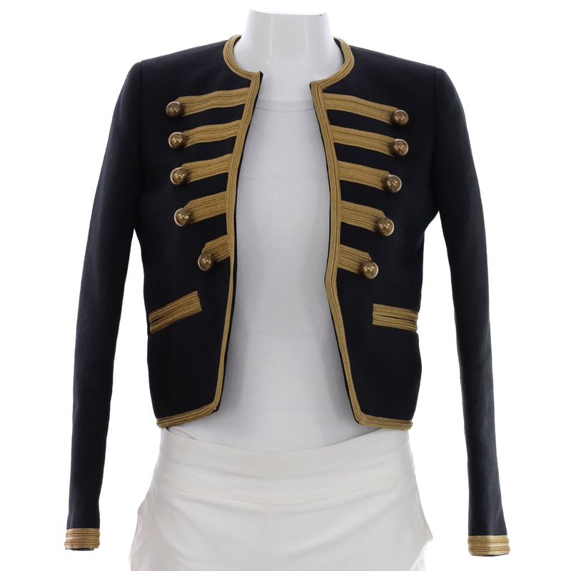 Military Jacket Cotton and Polyester Blend