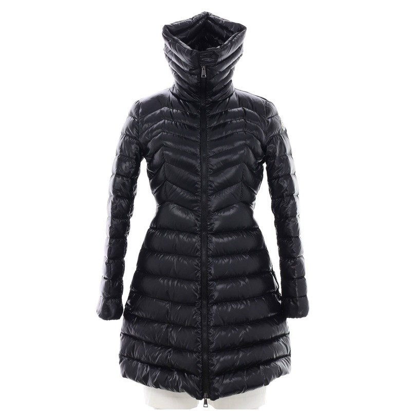 Women’s Faucon Hooded Long Coat Quilted Polyamide with Down