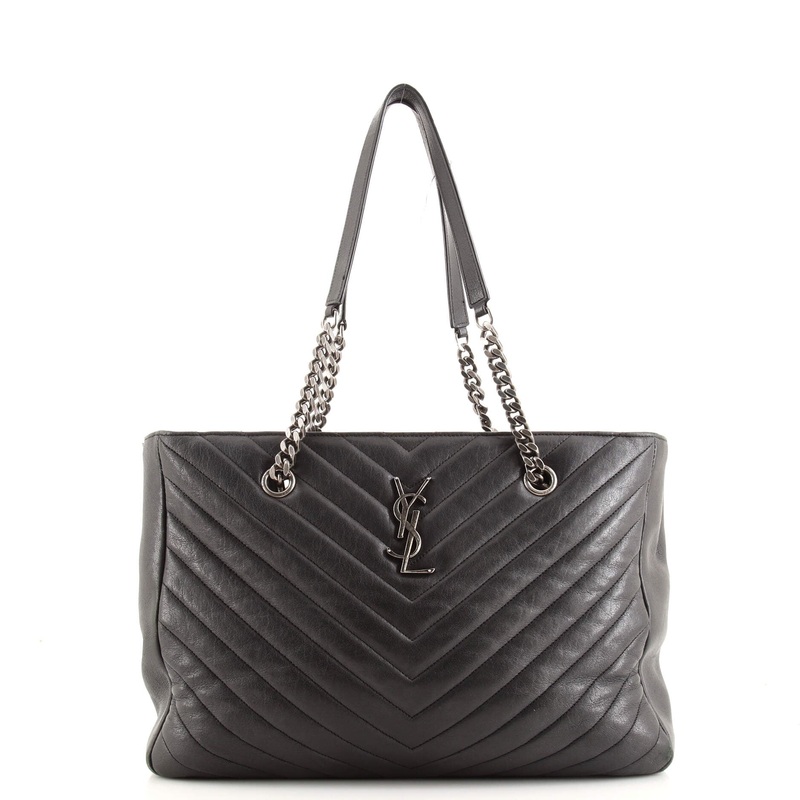 Classic Monogram Tote Matelasse Chevron Leather Large S744816972814