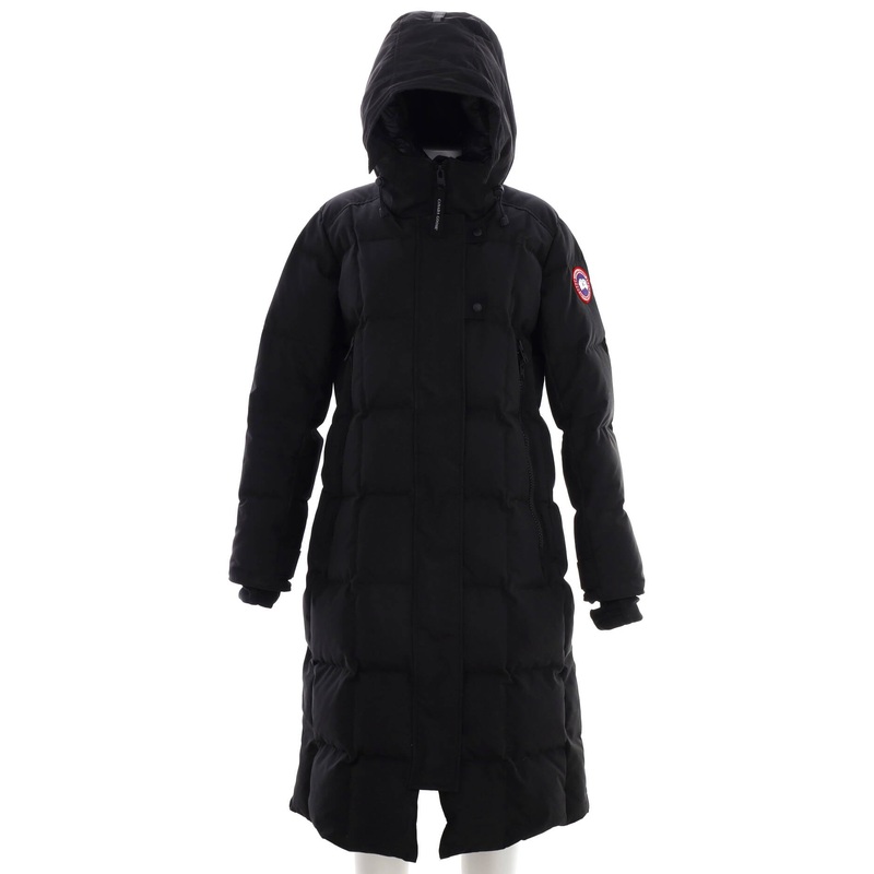 Womens’ Elmwood Long Parka Quilted Polyester Blend with Down