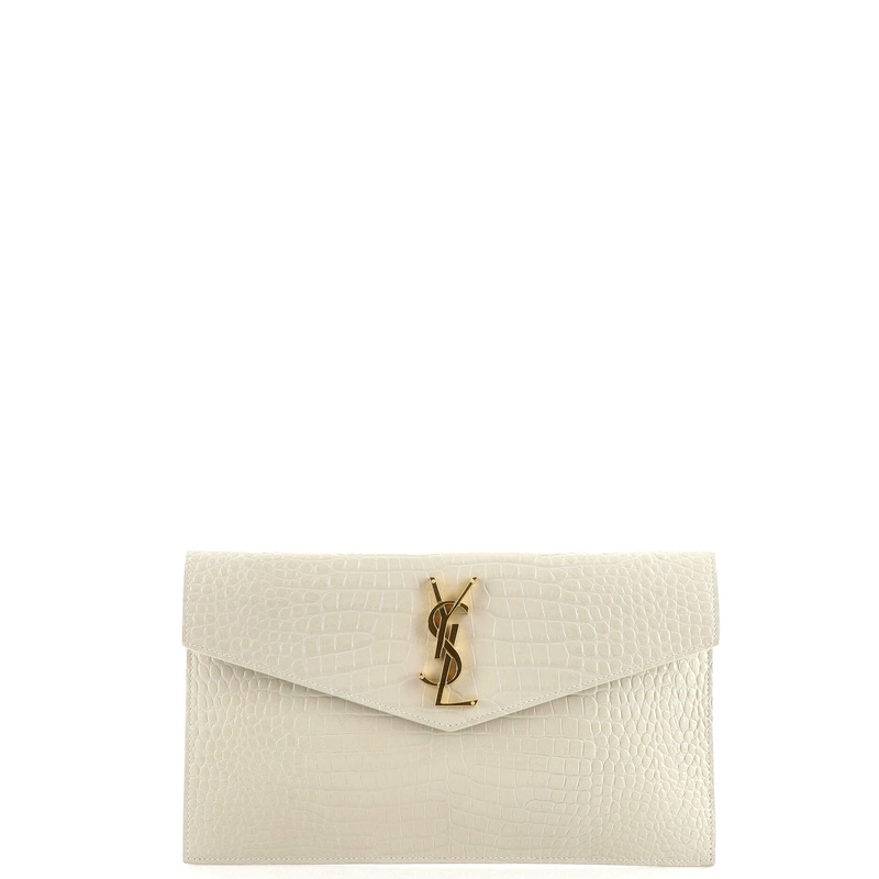 Uptown Pouch Crocodile Embossed Leather S744816964135