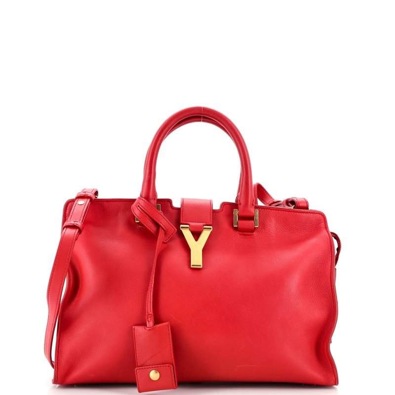 Classic Y Cabas Leather Small S744816951119