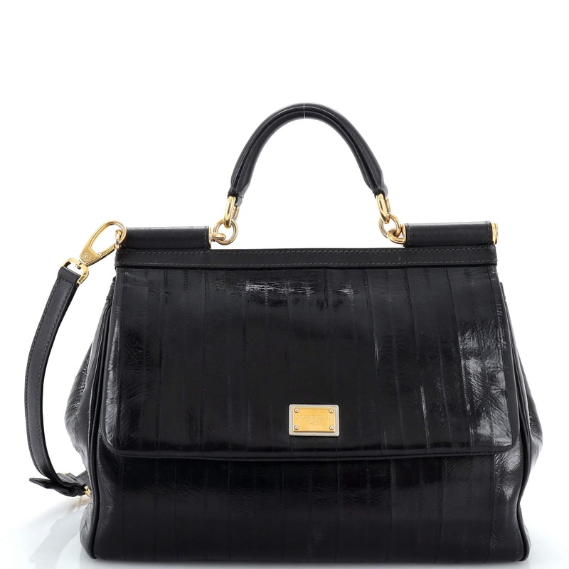 Miss Sicily Bag Eel Skin Large