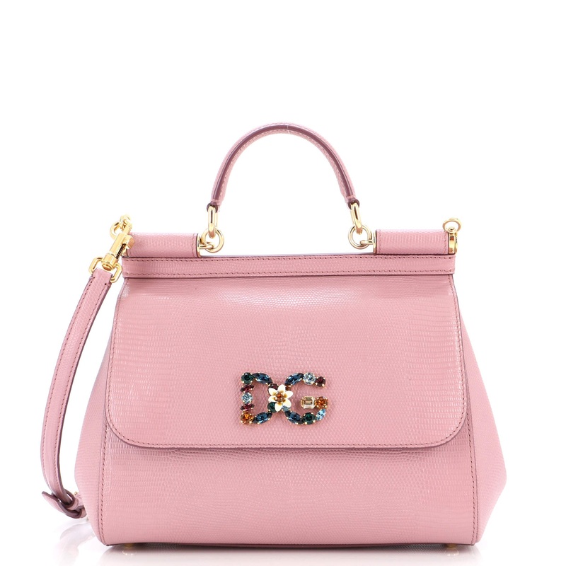 Miss Sicily Bag Lizard Embossed Leather Medium S744816934569