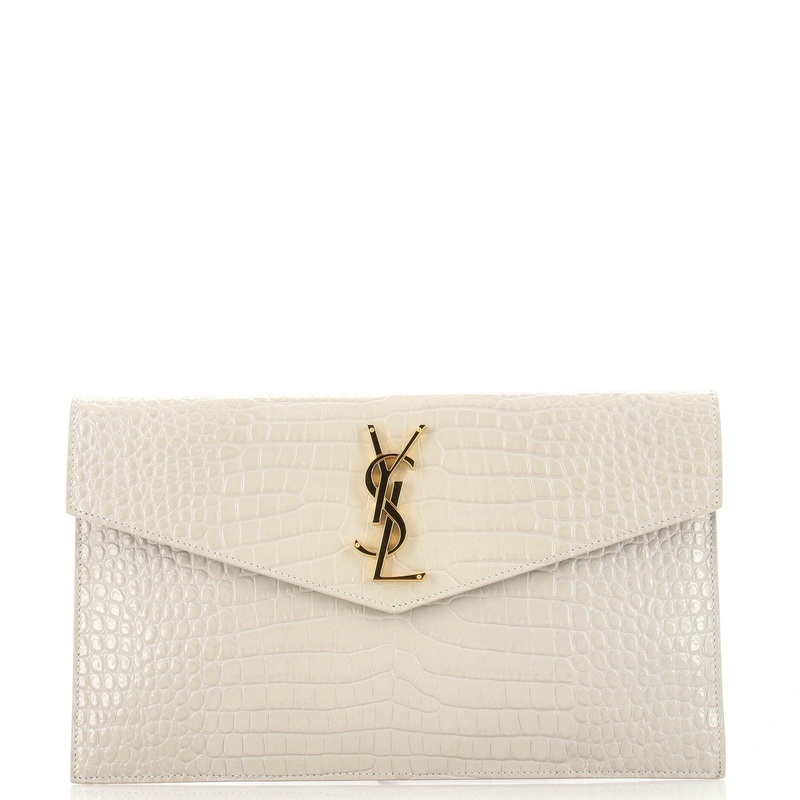 Uptown Pouch Crocodile Embossed Leather S744816934250