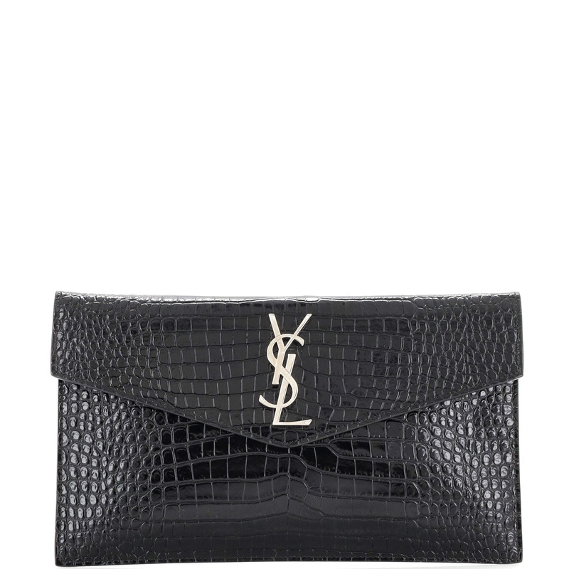 Uptown Pouch Crocodile Embossed Leather S744816941041