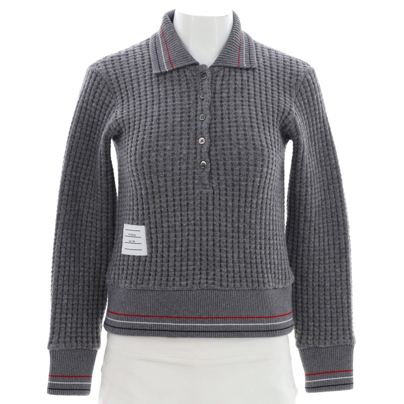 Women’s Logo Patch Polo Sweater Wool