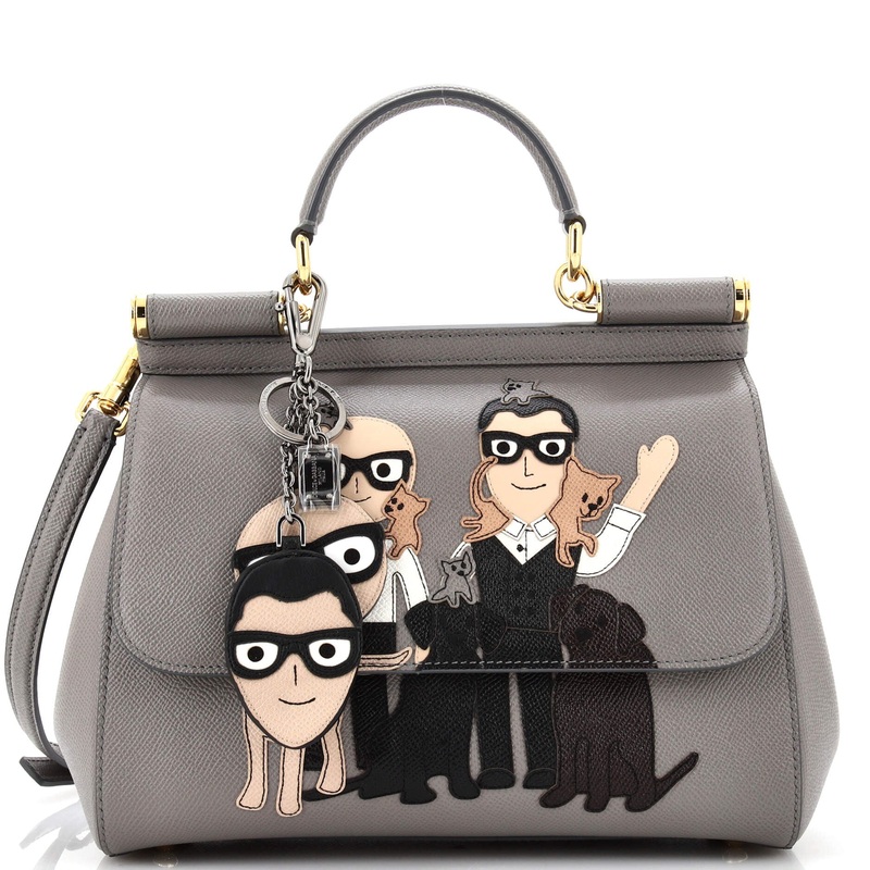 Family Miss Sicily Bag Patchwork Leather Medium S744816932513