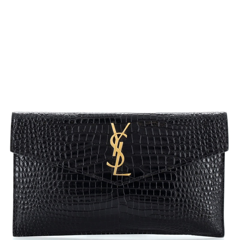 Uptown Pouch Crocodile Embossed Leather S744816920464