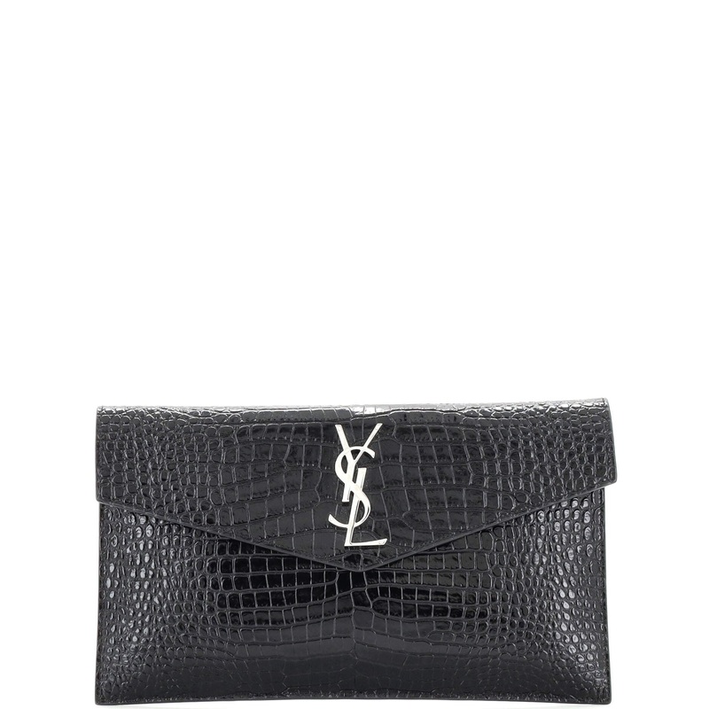 Uptown Pouch Crocodile Embossed Leather S744816913795