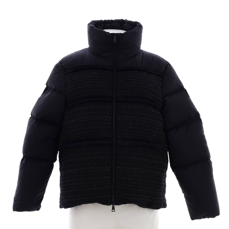 Women’s Aucun Puffer Jacket Quilted Nylon and Tweed with Down