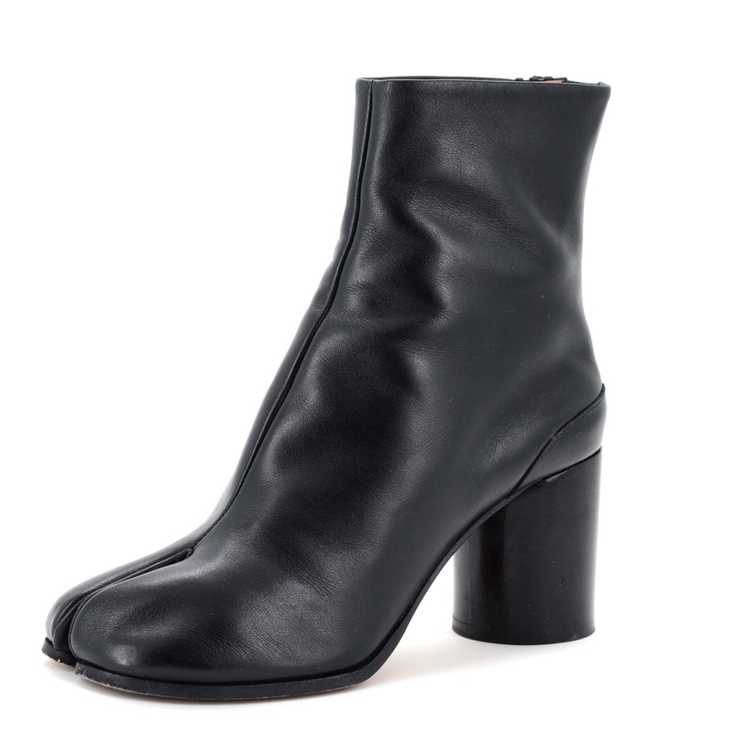 Women’s Tabi Block Heel Ankle Boots Leather S744816907420