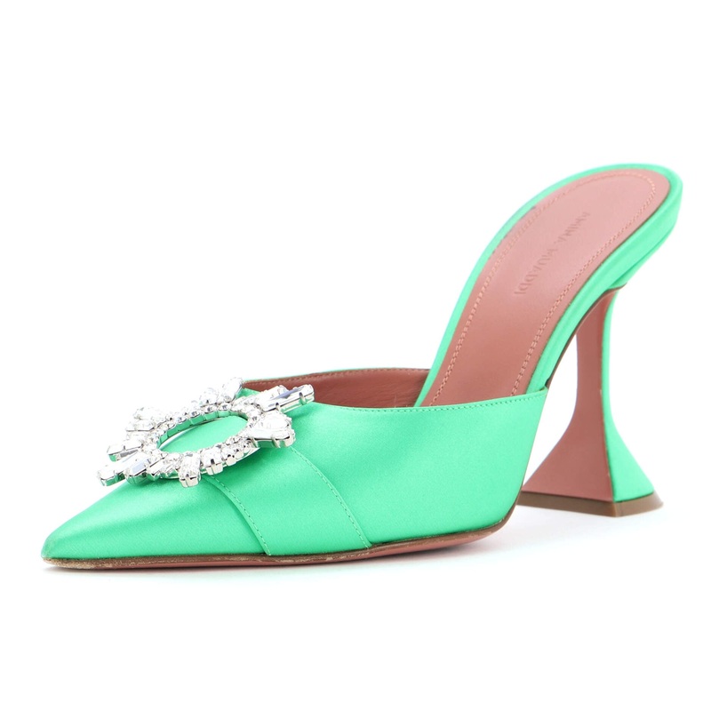 Women’s Begum Heeled Mules Satin 95