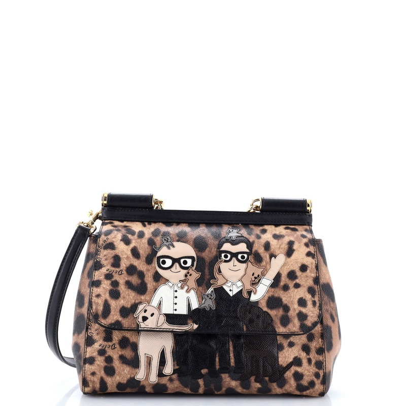 Family Miss Sicily Bag Patchwork Saffiano Leather Small S744816893436