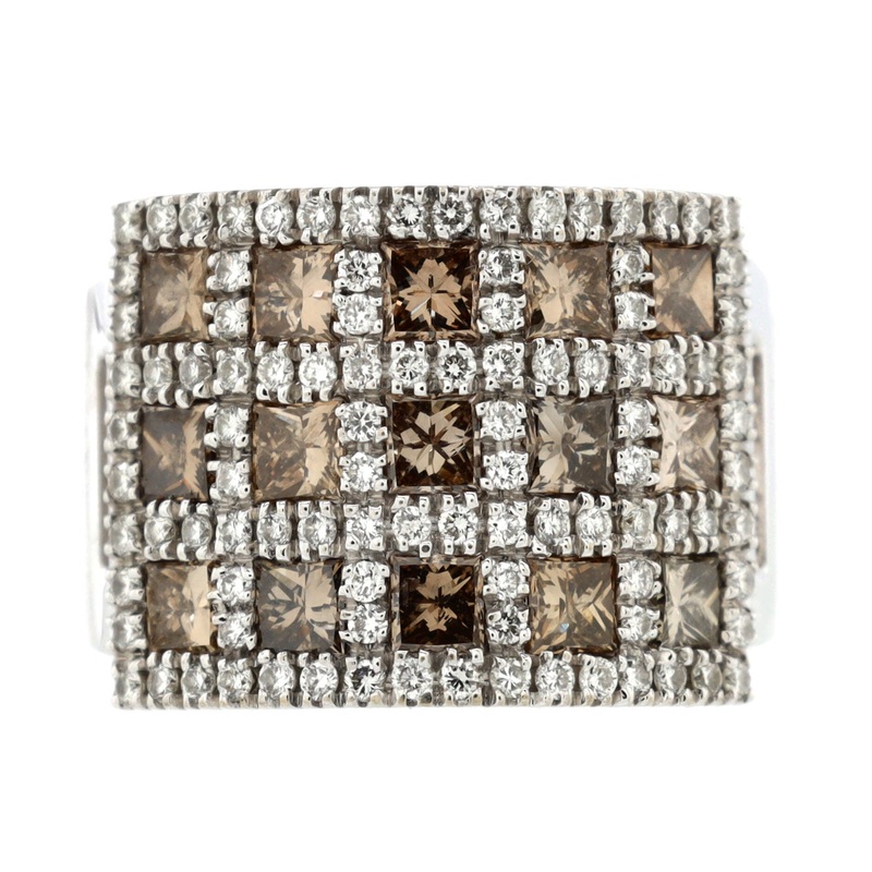 Sukki Ring 18K White Gold with Diamonds