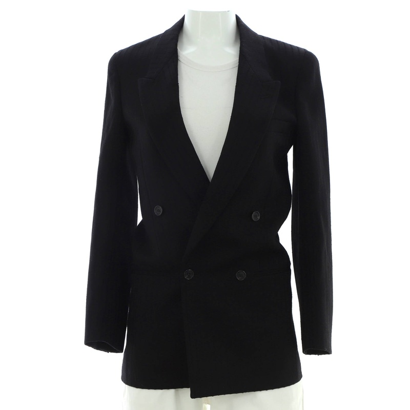Women’s Striped Double Breasted Blazer Wool