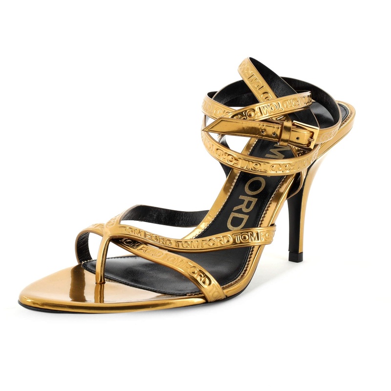 Women’s Thong Ankle Wrap Sandals Embossed Leather S744816892587