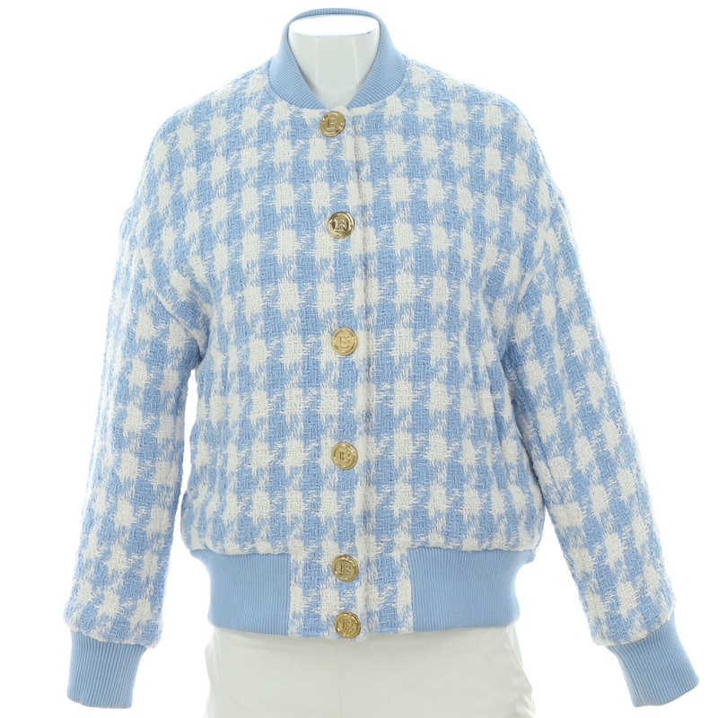 Women’s Houndstooth Bomber Jacket Tweed