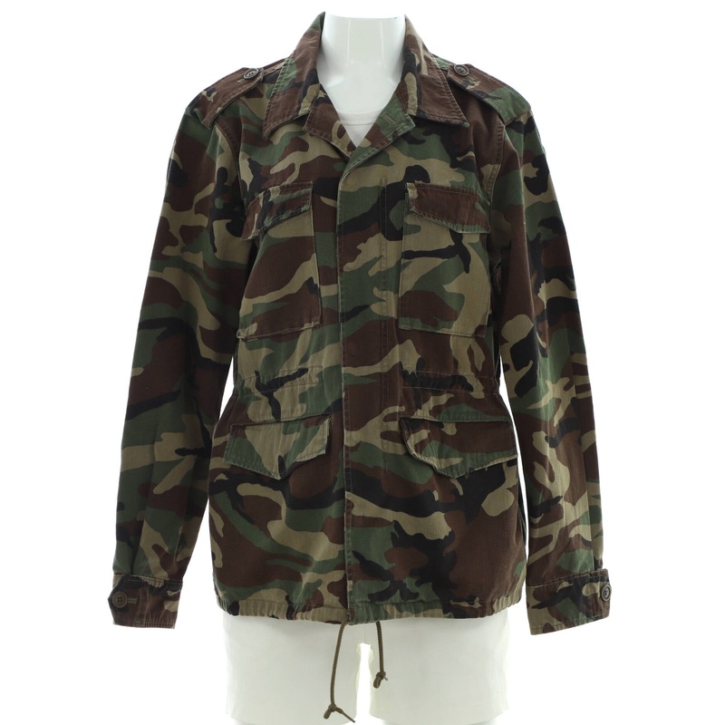 Women’s Military Love Jacket Embroidered Printed Cotton