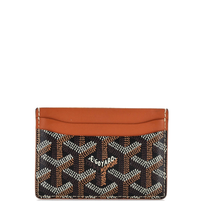 Saint Sulpice Card Holder Coated Canvas S744816870887