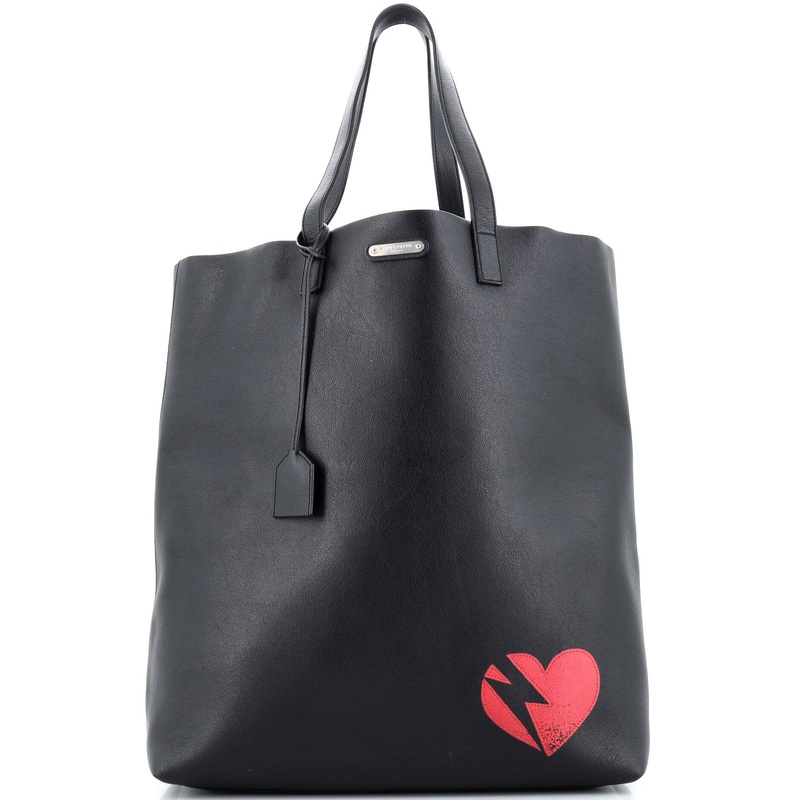 Bold Tote Leather with Applique Large S744816867539