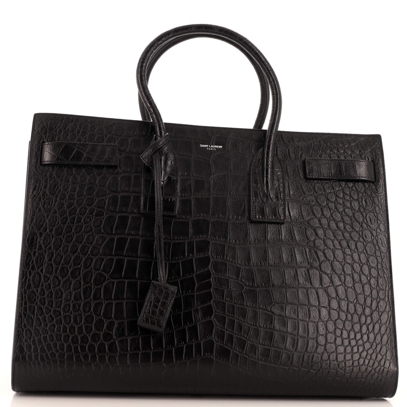 Sac de Jour Bag Crocodile Embossed Leather Large S744816868066