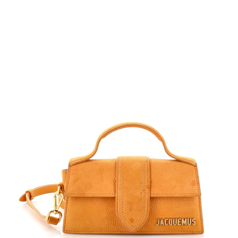 Le Bambino Top Handle Flap Bag Suede S744816856549