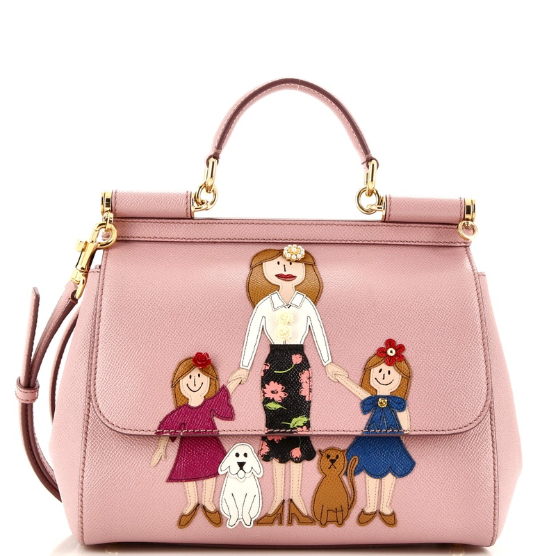 Family Miss Sicily Bag Patchwork Leather Medium S744816847306