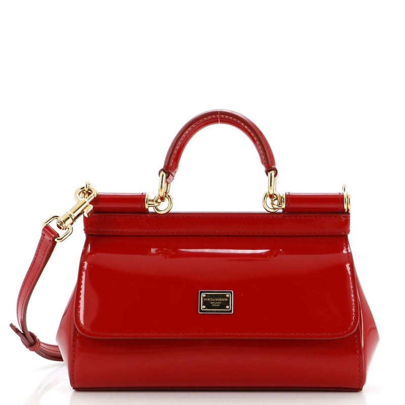 East West Miss Sicily Bag Patent Small