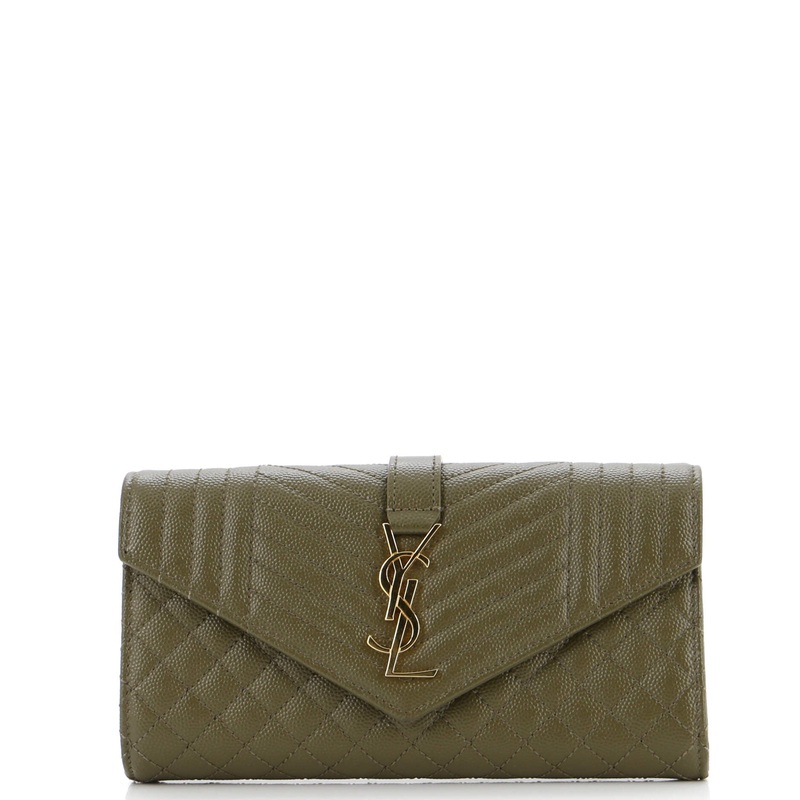 Classic Monogram Flap Wallet Mixed Matelasse Leather Large S744816827982