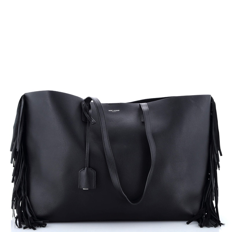 Fringe Shopper Tote Leather Large S744816828809
