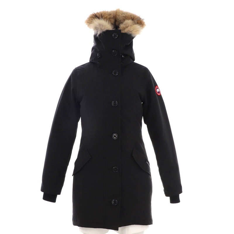Womens Rossclair Hooded Parka Polyester Blend with Down and Fur S744816835879