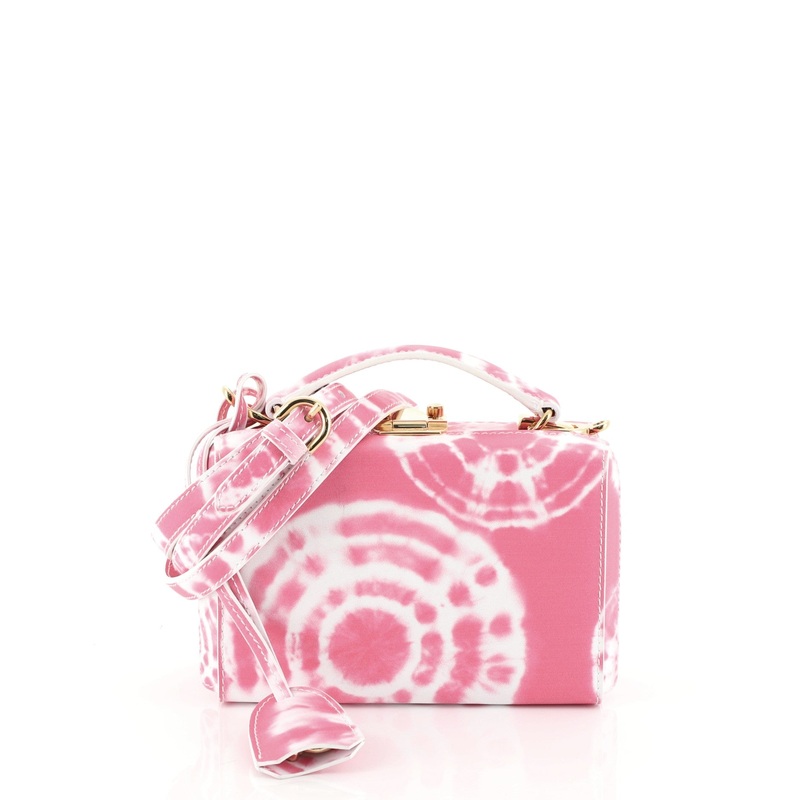 Grace Box Bag Tie Dye Printed Leather with Cabochons Mini