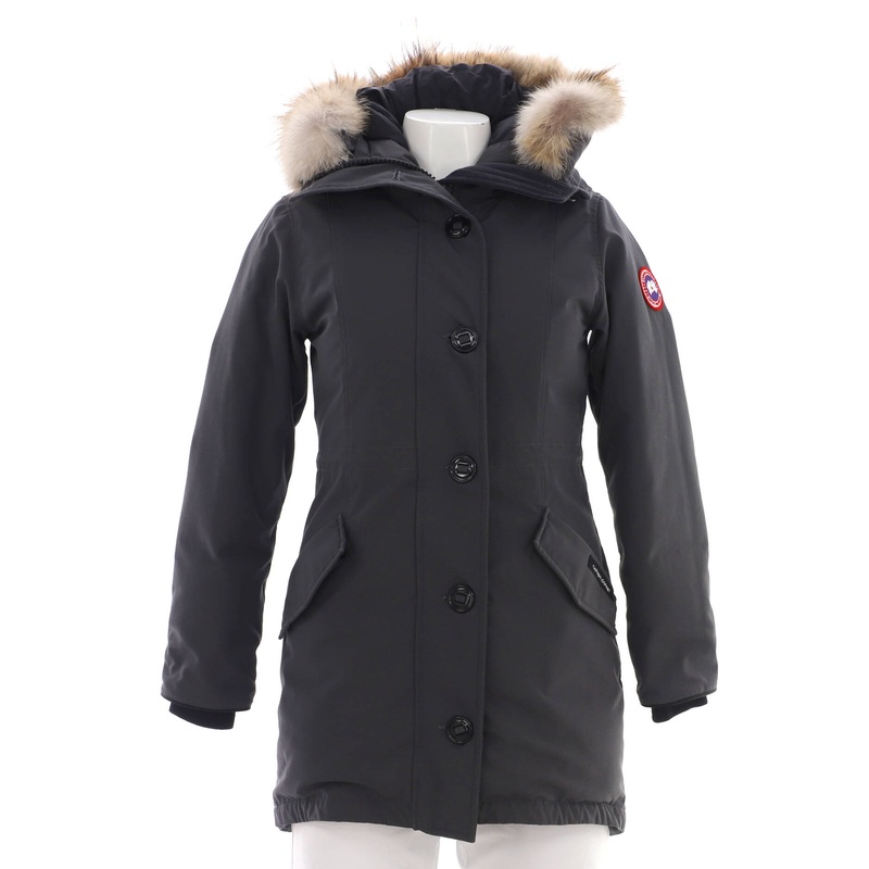 Womens Rossclair Hooded Parka Polyester Blend with Down and Fur S744816753215