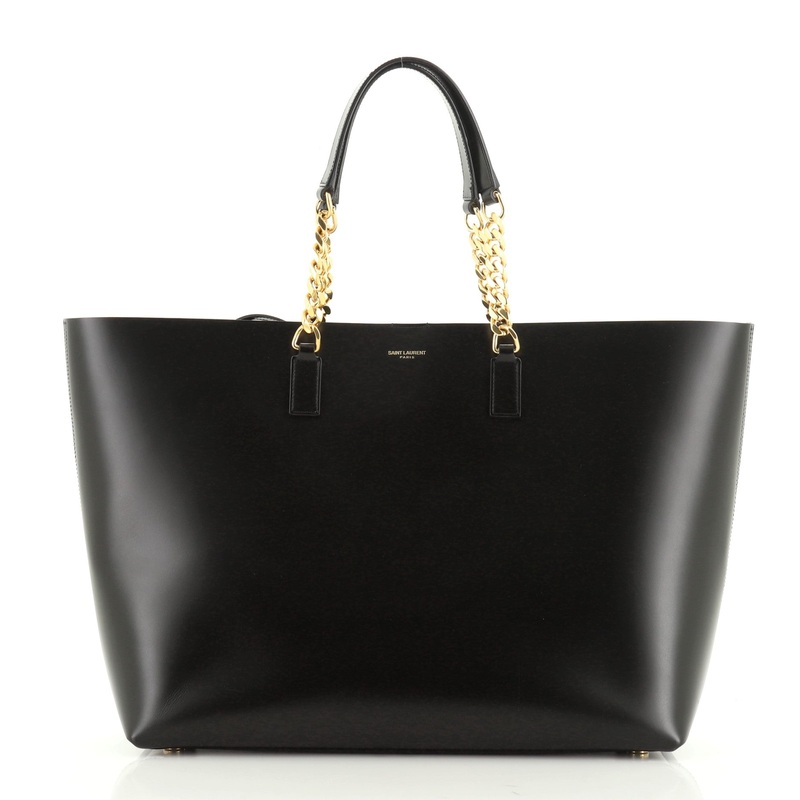 Chain Shopper Tote Leather Large S744816742834