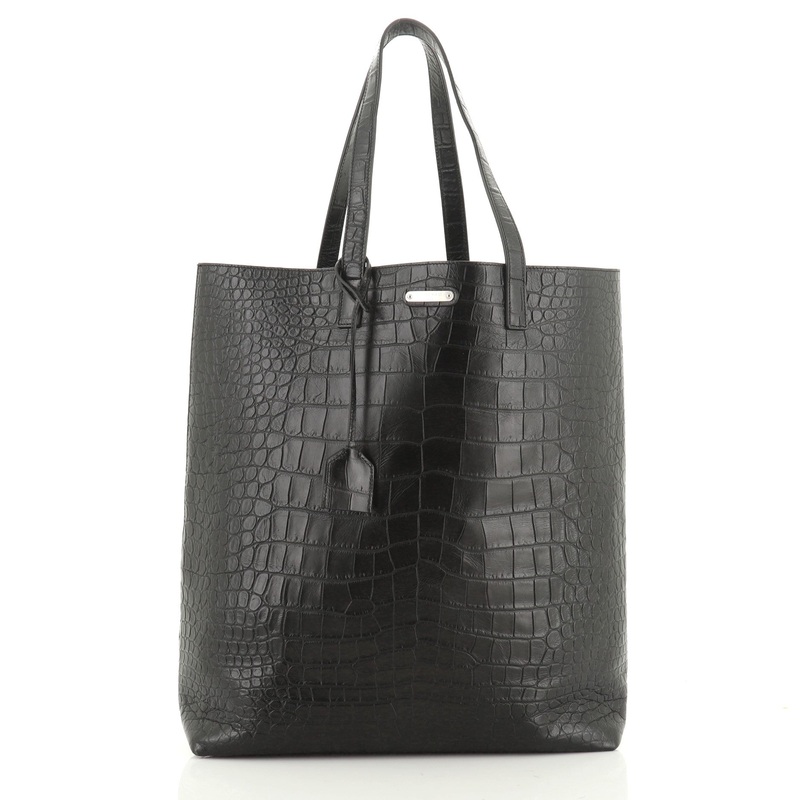 Bold Tote Crocodile Embossed Leather Large S744816740218