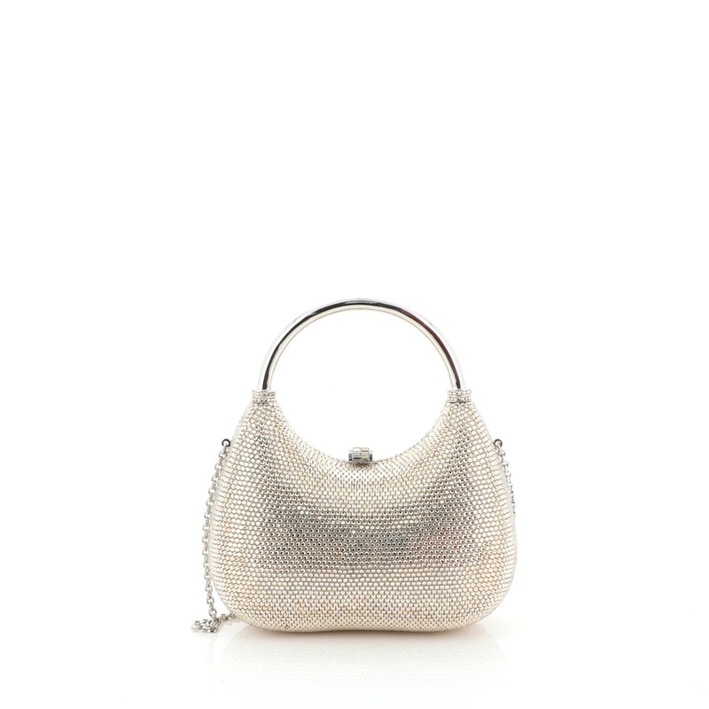 Chain Handle Minaudiere Crystal Small