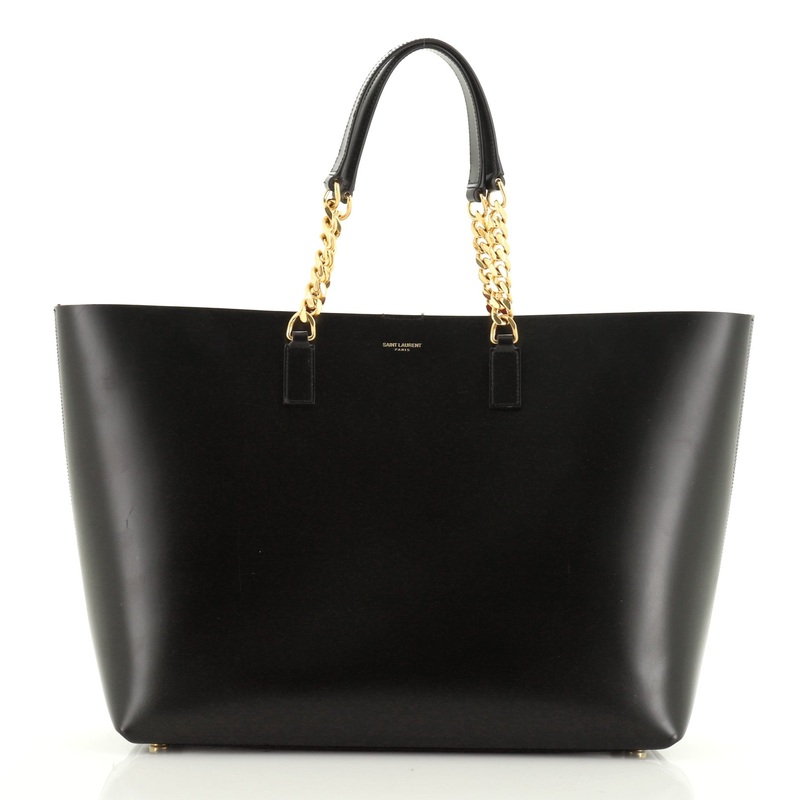 Chain Shopper Tote Leather Large S744816733116