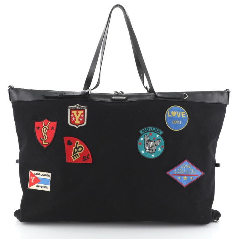 ID Convertible Bag Patch Embellished Canvas Large S744816729044