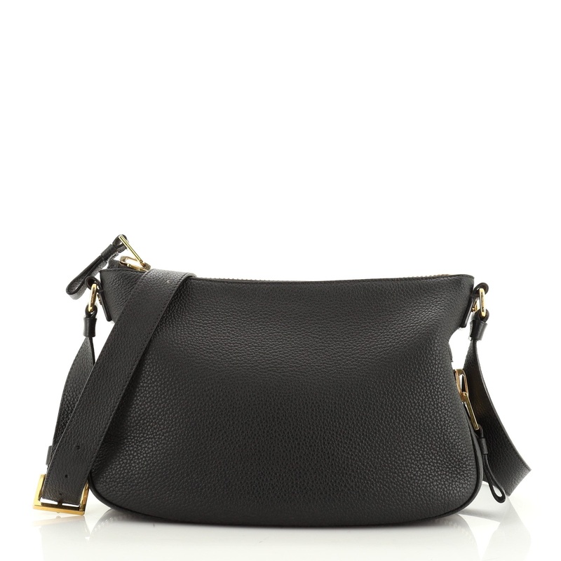 Jennifer Zip Messenger Leather Small