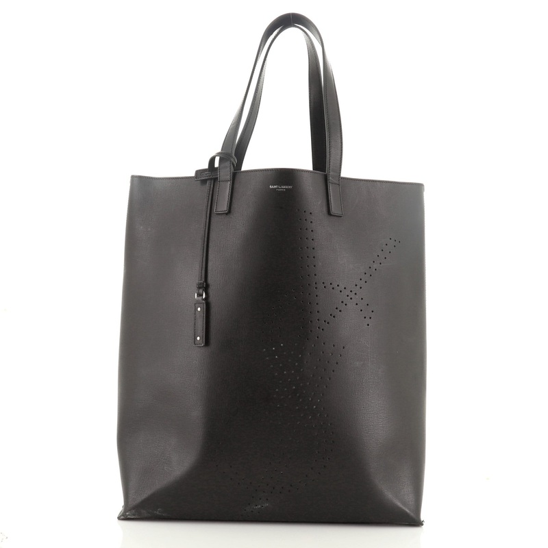 Bold Tote Perforated Leather Large