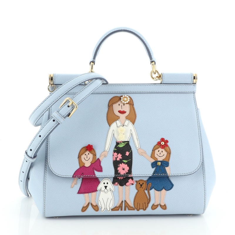 Family Miss Sicily Bag Patchwork Leather Medium S744816725097