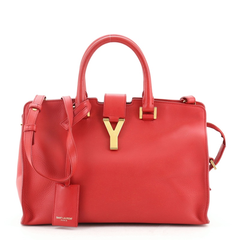 Classic Y Cabas Leather Small S744816707227