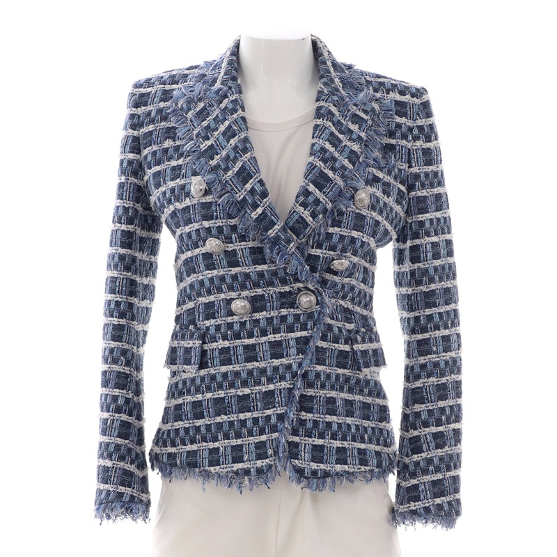 Women’s Double Breasted Blazer Tweed S744816709003