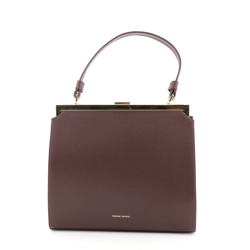 Elegant Frame Bag Leather Medium